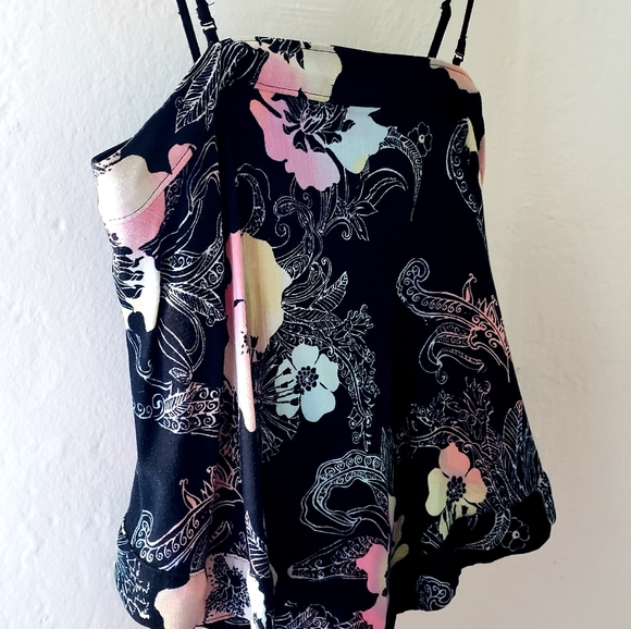 🌱 Free People Get Your Love Tank Floral Multicolor Size Small - Picture 6 of 8